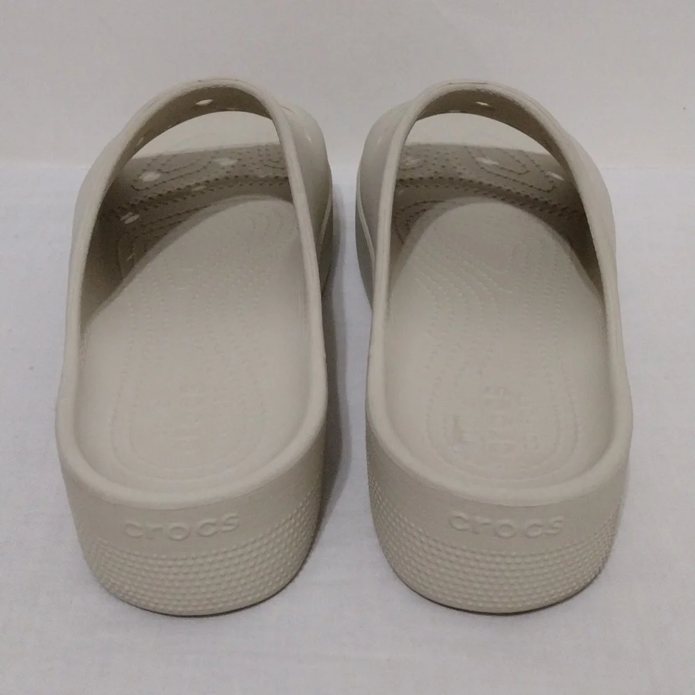 Crocs Classic Platform Slide Sandals Open Toe Lightweight Comfort US 8 Casual